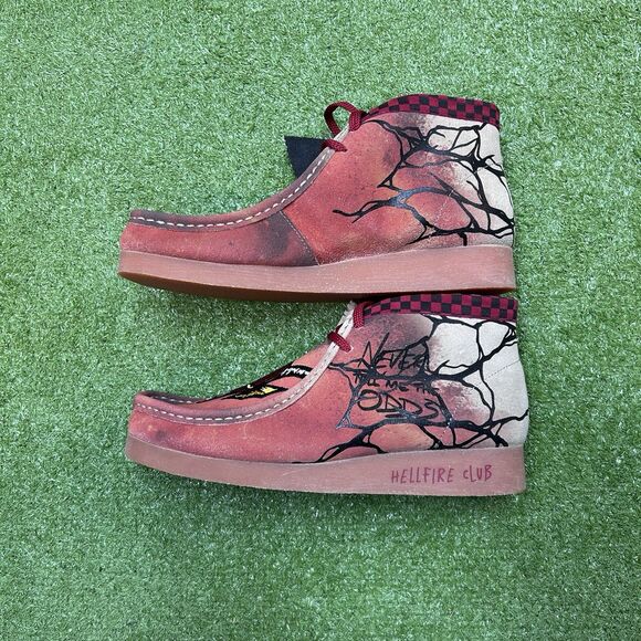 Clarks Originals Wallabee Evo Stranger Things The Upside Down Size 10 Rare NEW - Picture 7 of 13